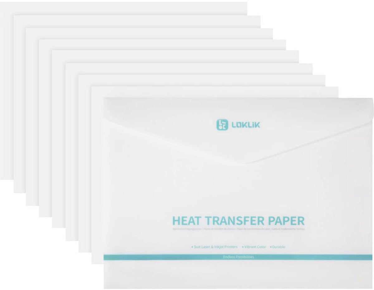 Loklik • papel de transferencia ligero 8x