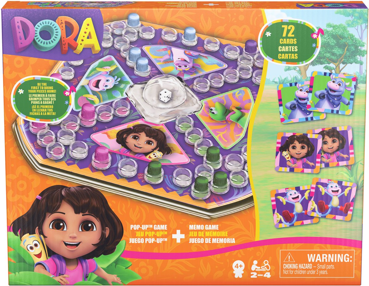 Dora 2pack memo popup game | 2 pcs