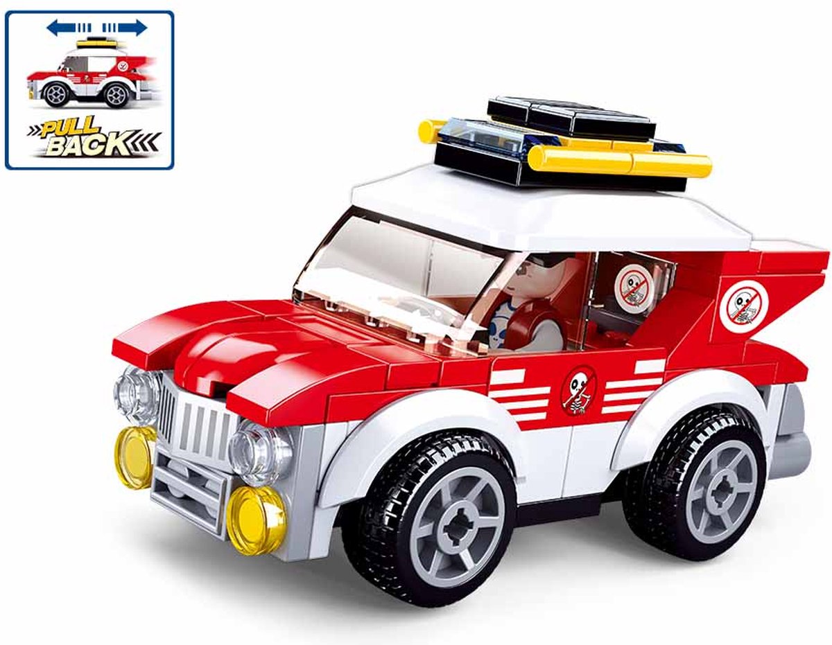 Auto da rally pullback della città di Sluban (m38-b1083)