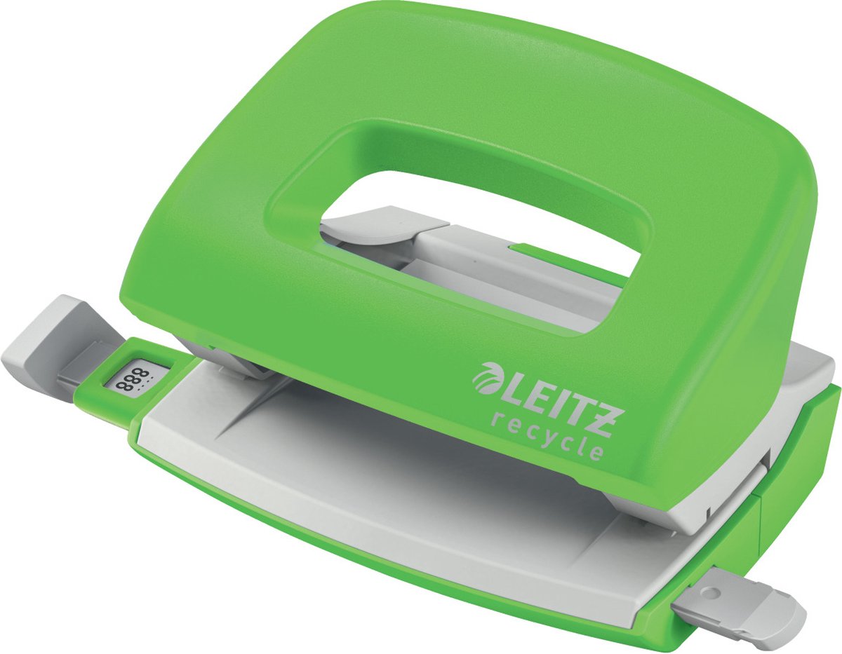 Leitz nexxt recycle mini perforator - perforeert tot 10 vel - groen