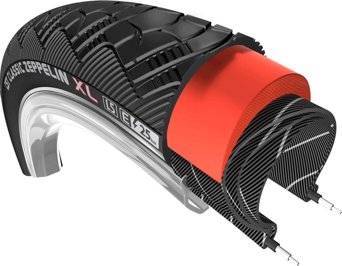 CST Tire Zeppelin XL25 28 x 2.00 SW Refl