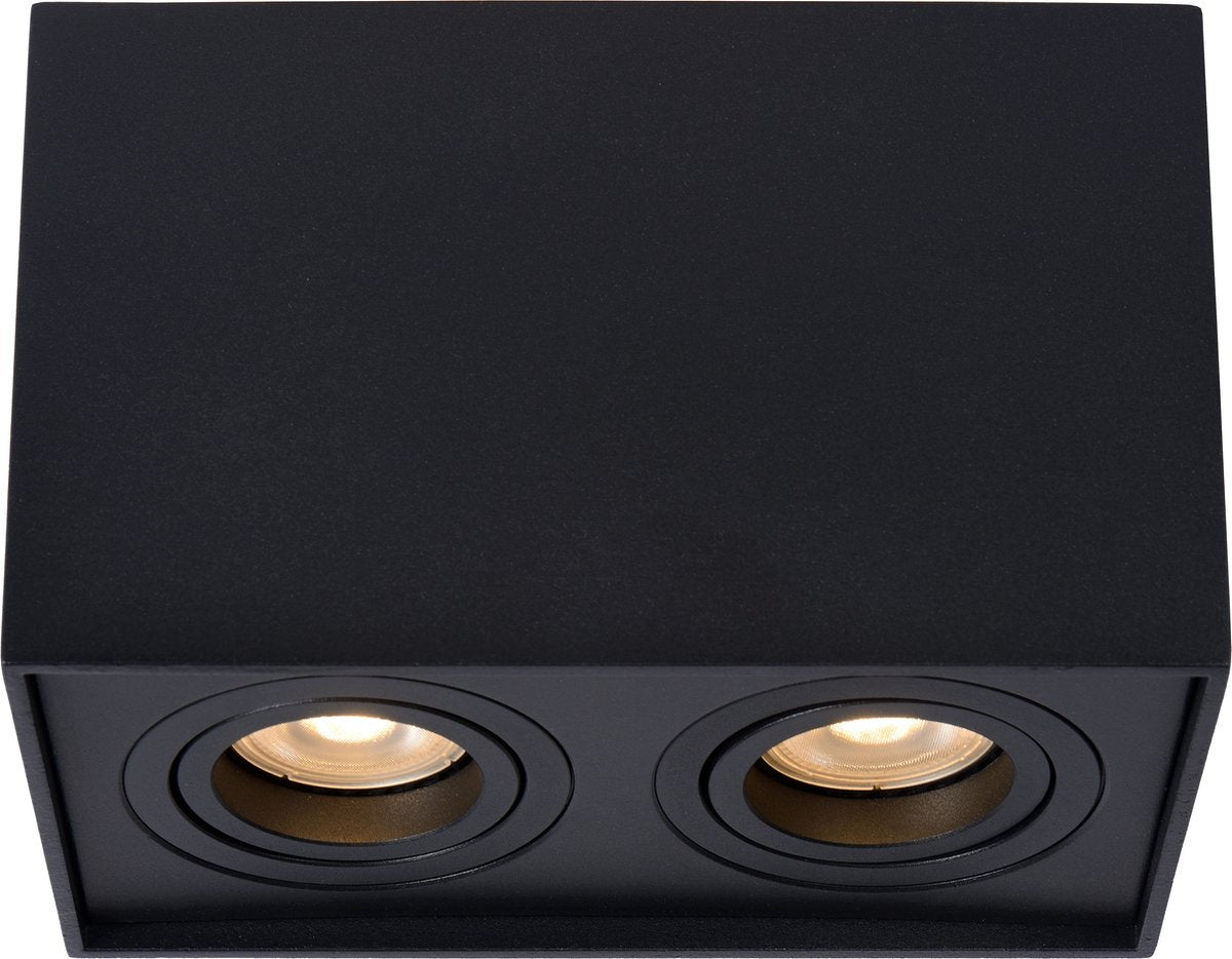 Tubo Lucide - faretto da soffitto (lampada da soffitto) - 2xgu10 - nero