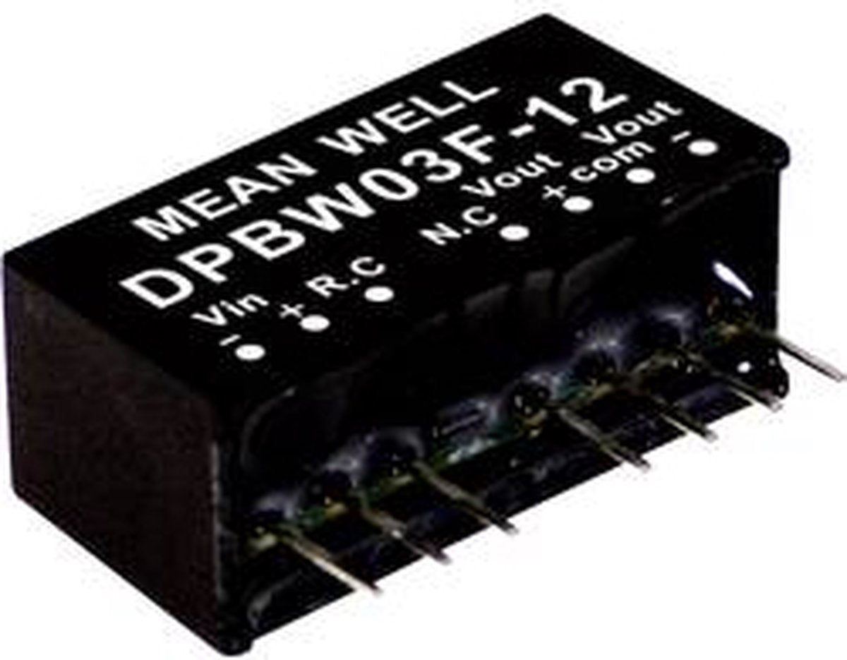 Mean Well dpbw03f-12 modulo convertitore cc cc 125 ma 3 w numero di uscite: 2 x contenuto 1 pezzo(i)