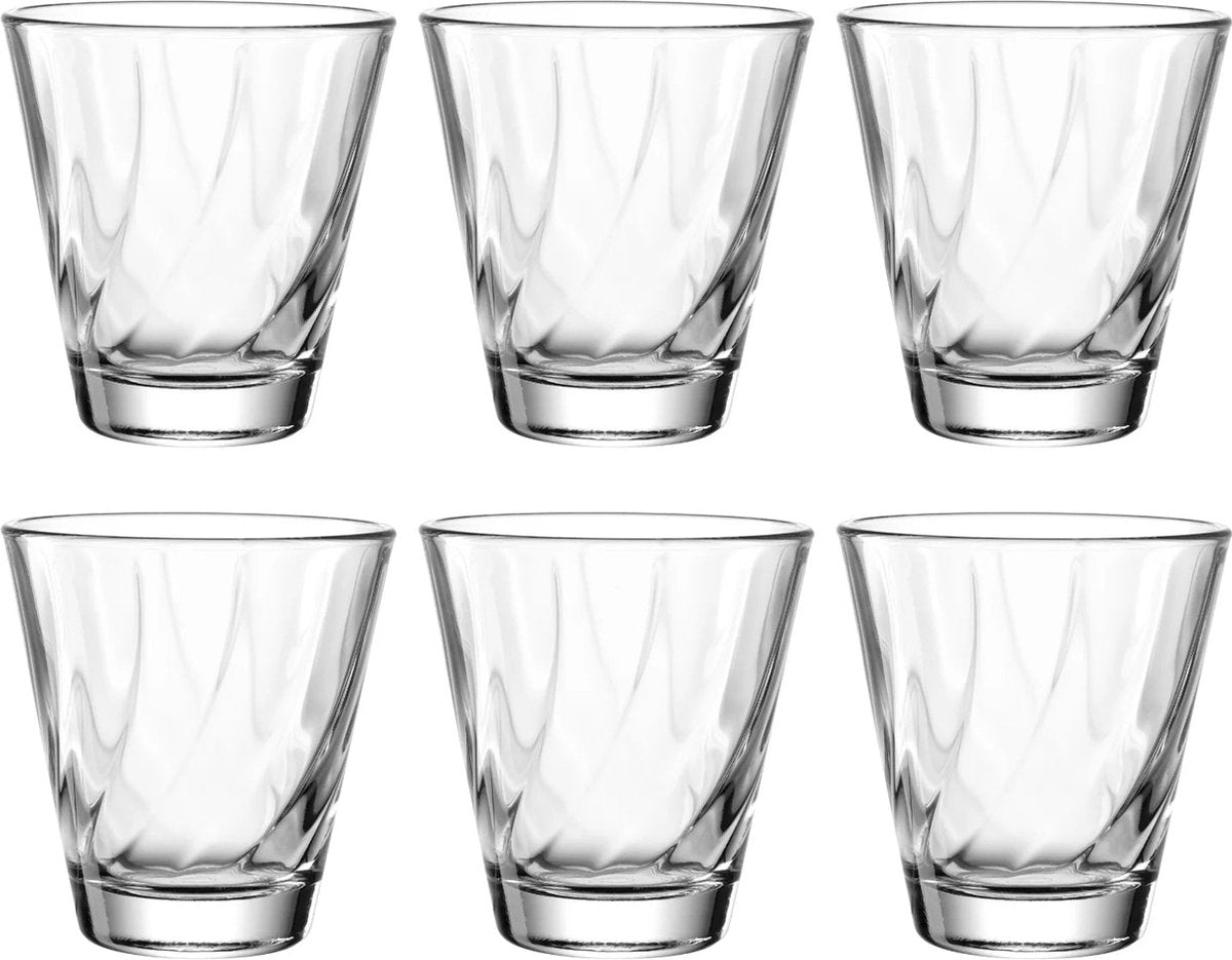 Bicchiere Leonardo twist 215ml trasparente - set 6