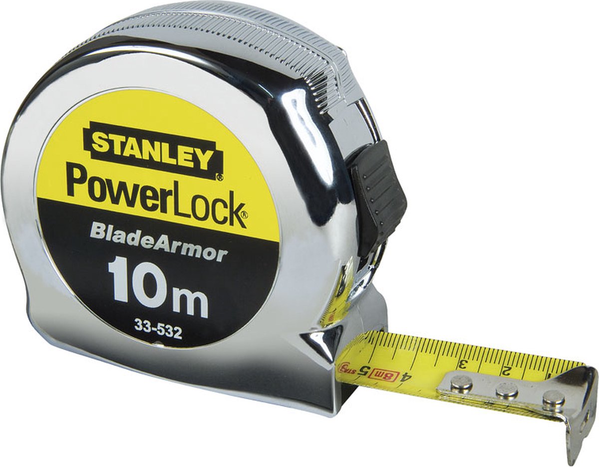 Stanley tape measure powerlock blade armor 10m (card)