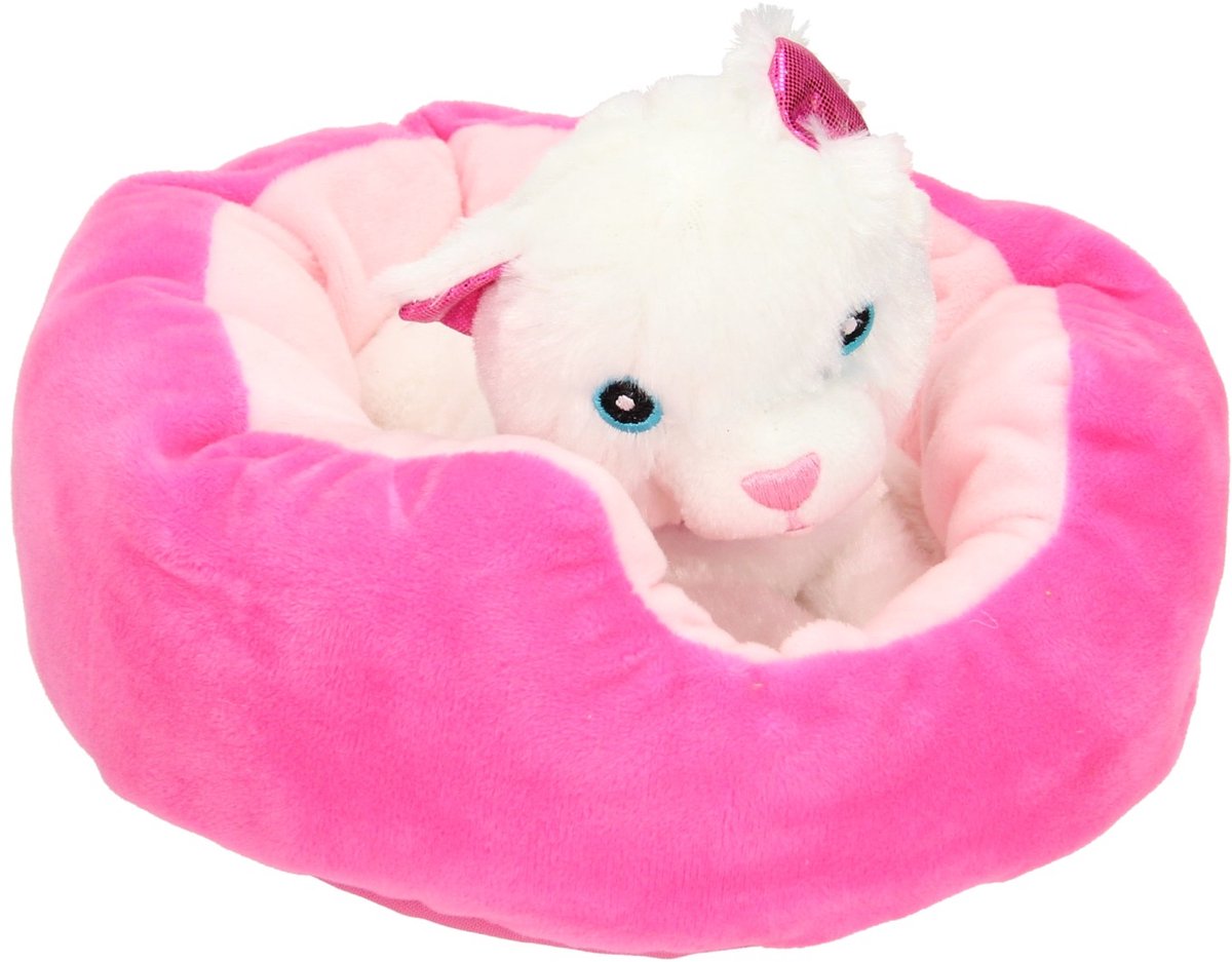 TOI-TOYS CANE PLUCHEN nel cestino