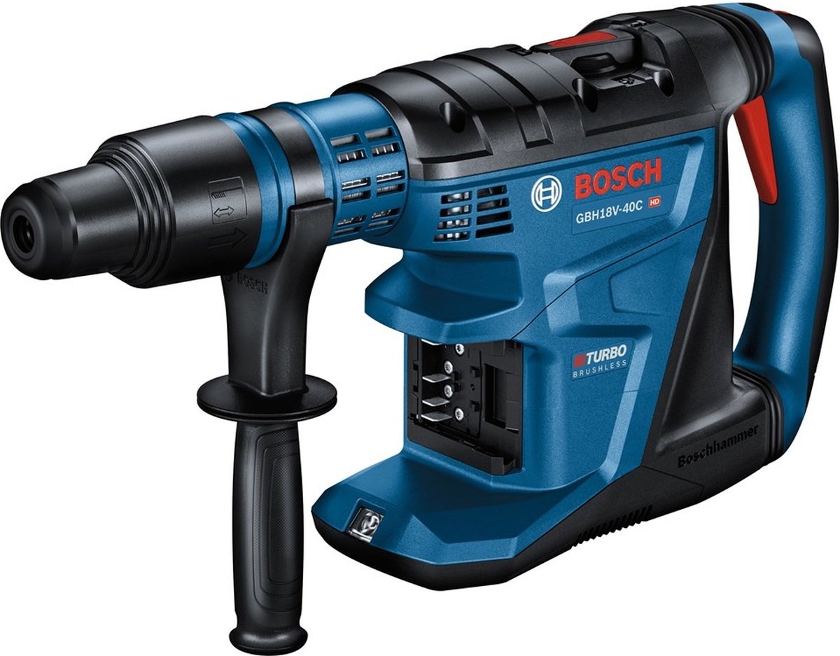 Taladro percutor inalámbrico bosch gbh 18v-40c azul biturbo | sds-max | excluido baterias y cargador | en caja xl 0611917100