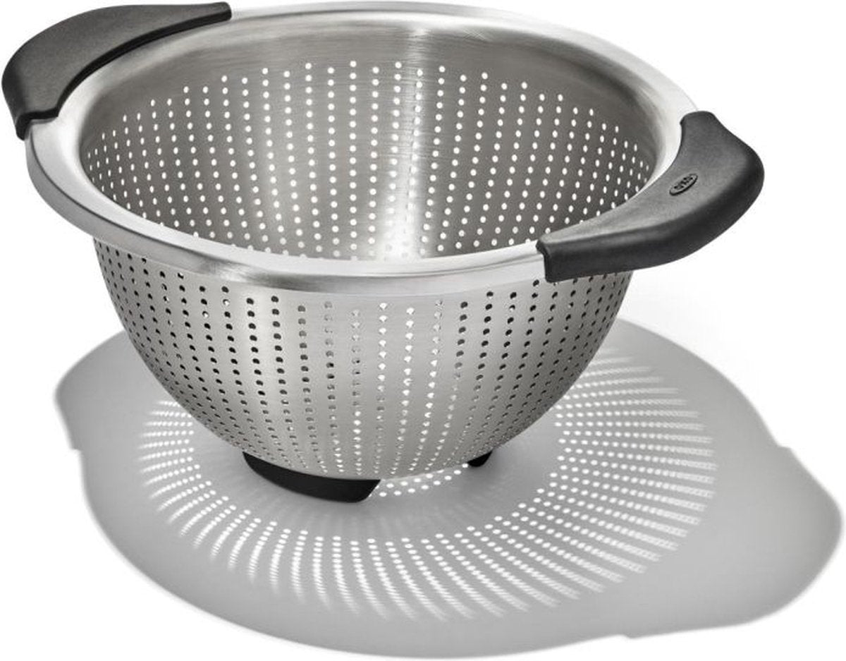 Oxo - scolapasta - buone impugnature - acciaio inossidabile
