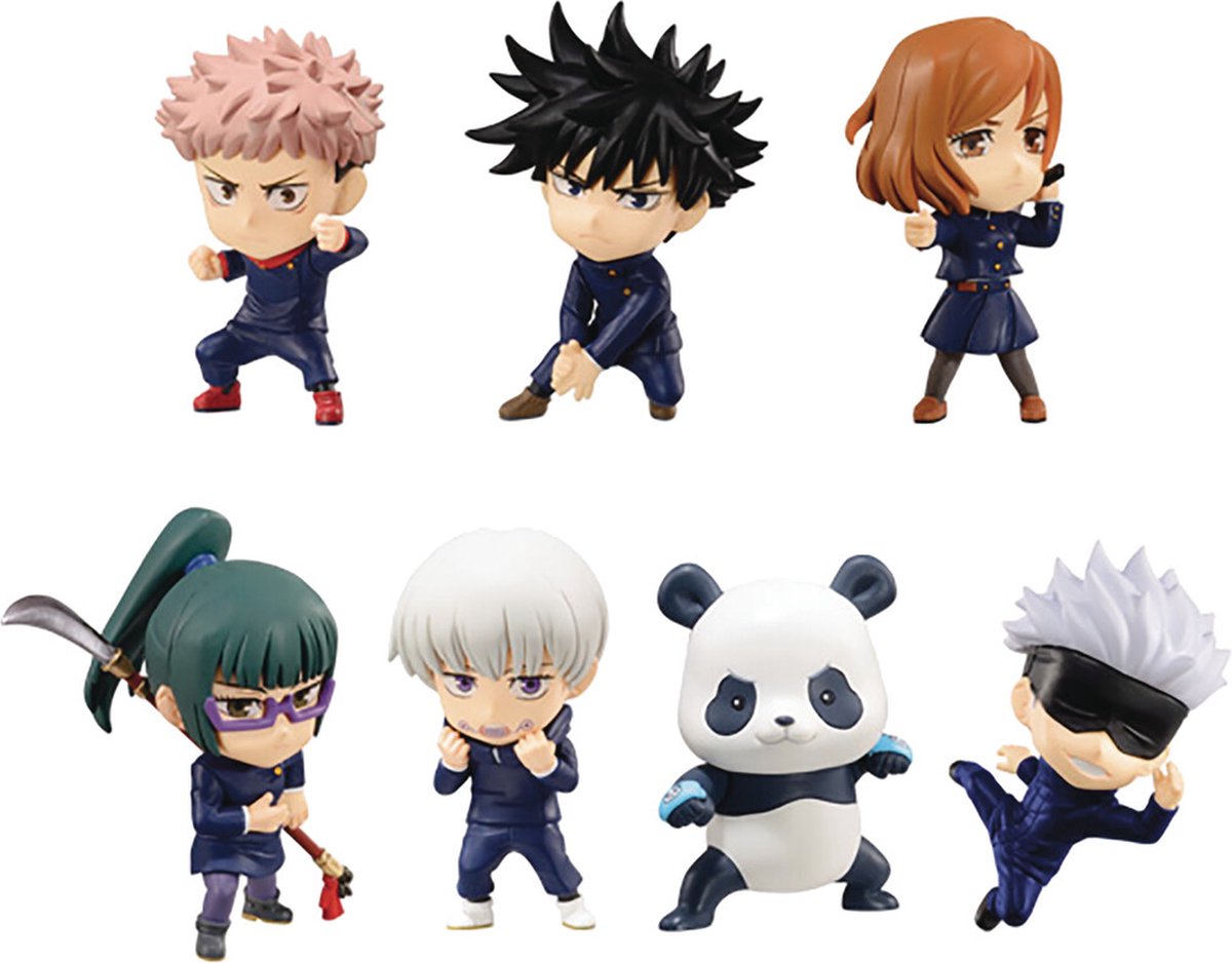 Bandai namco jujutsu kaisen figures 5 cm the adverge motion assortment (10)