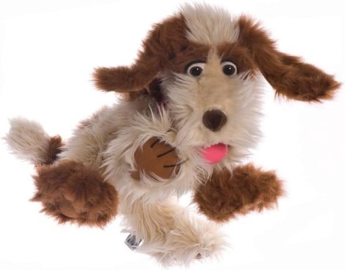 Marionetas vivientes - marioneta de mano - el perro Tillmann - 43cm
