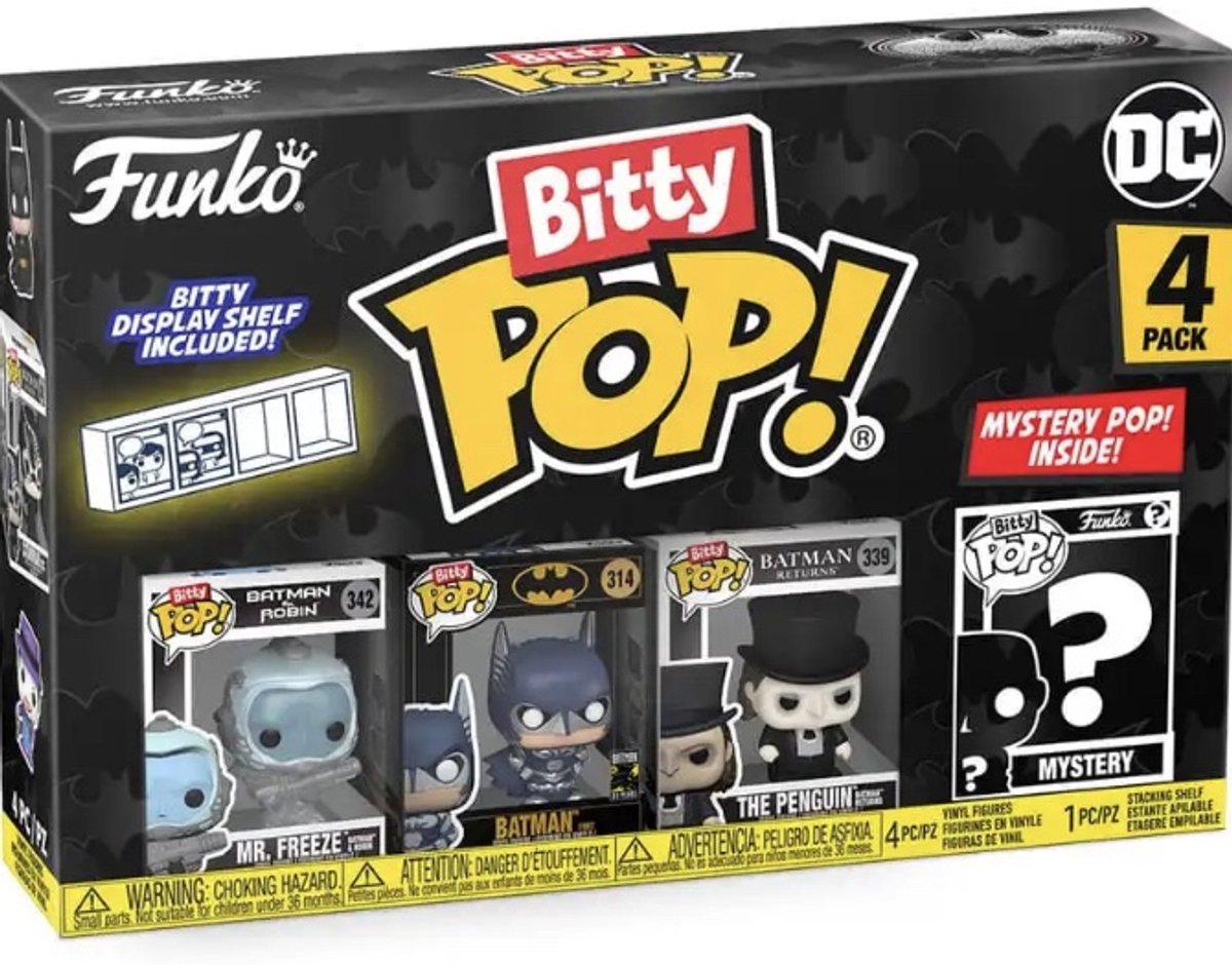 Funko bitty-pop! - Mr. Freeze, Batman, il Pinguino Misterioso Pop! da DC Batman