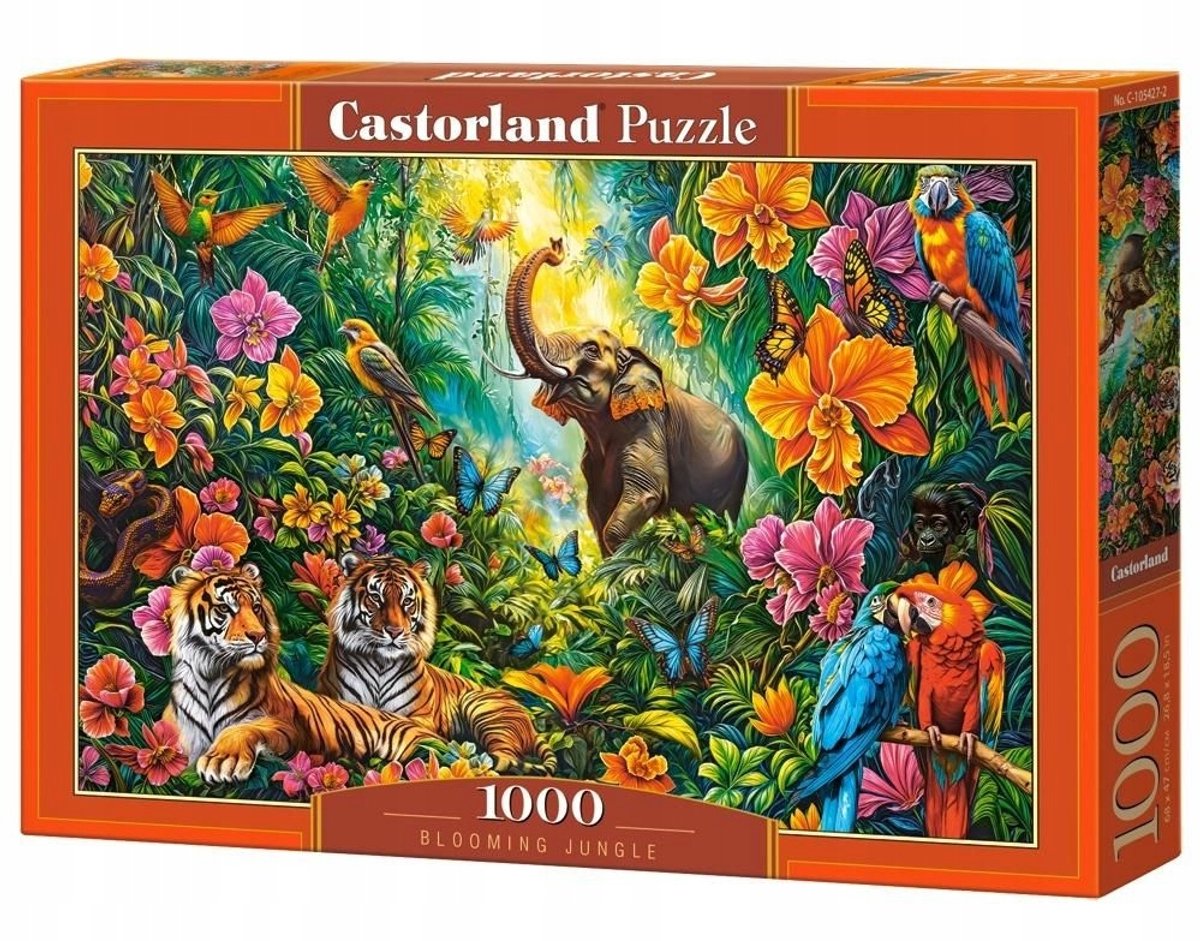 Puzzle Castorland 1000 elementi: giungla fiorita