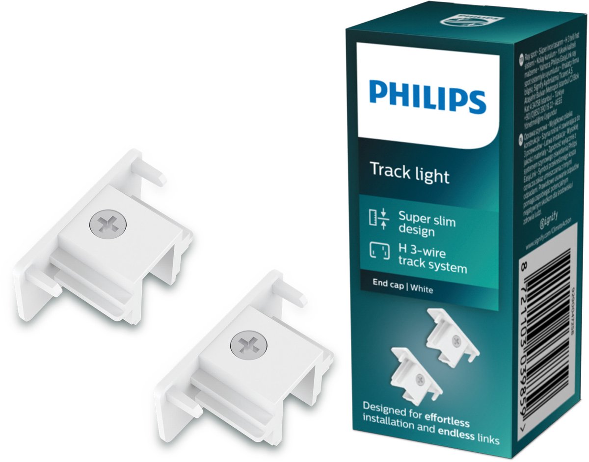 Philips LED Philips Easylink - terminale - confezione da 2 - bianco - illuminazione su binario