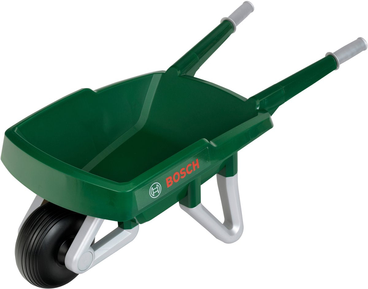 Klein Toys Carriola da giardino Bosch - 80x34x31,5 cm - plastica robusta - verde nero