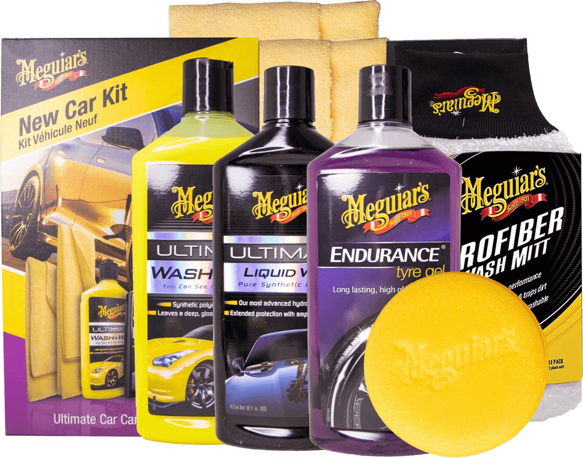 Il nuovo kit per auto Meguiar - 8 pezzi