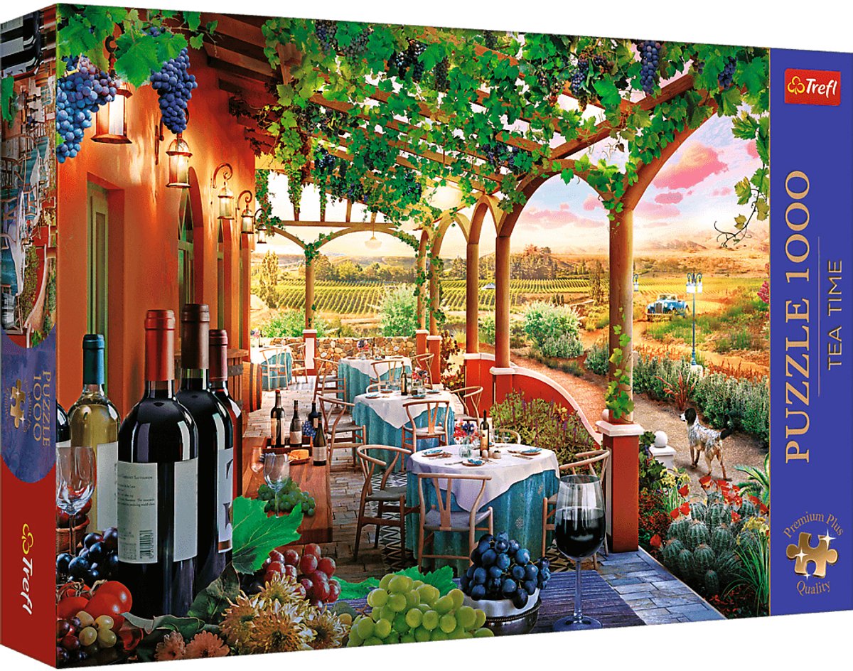 Trefl jigsaw puzzle premium plus 1000 pezzi - Puzzle vigneto italiano FSC.