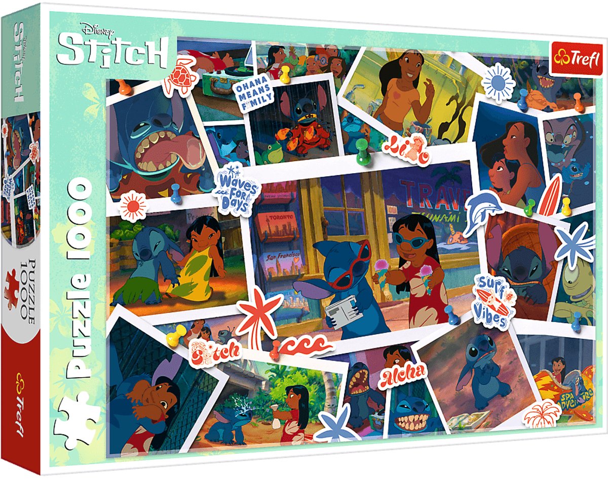 Trefl puzzle lilo e punto dolci ricordi - 1000 pezzi disney.