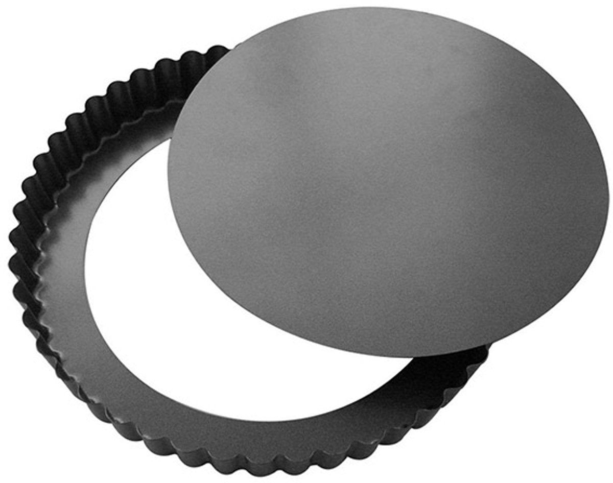 Debuyer molde redondo ranurado desmontable 28cm - de comprador - 4706.28