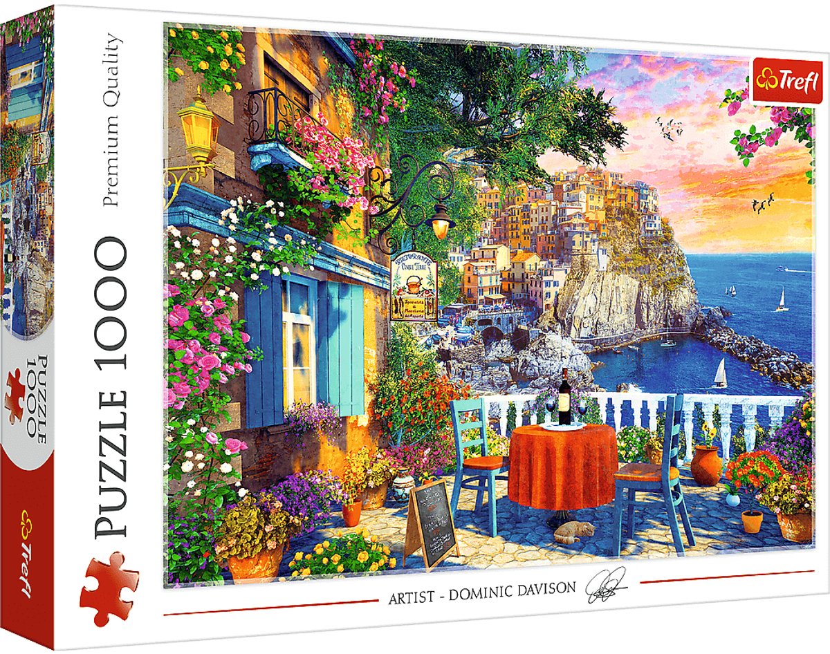 Puzzle Trefl Cinque Terre View 1000 pezzi - Puzzle colorato e divertente.