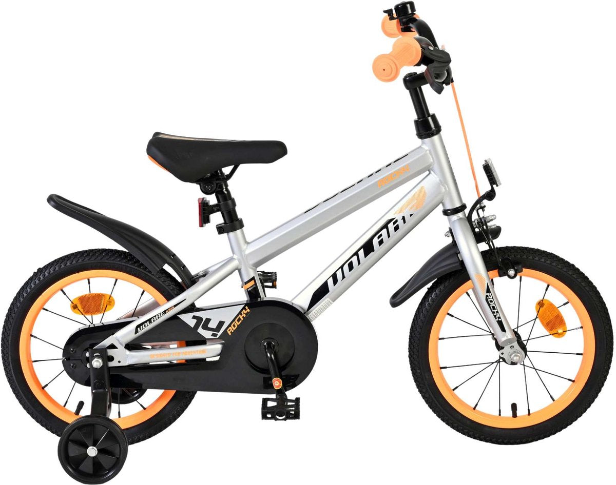 Volare Rocky Children's Bike Boys de 14 pulgadas Gray