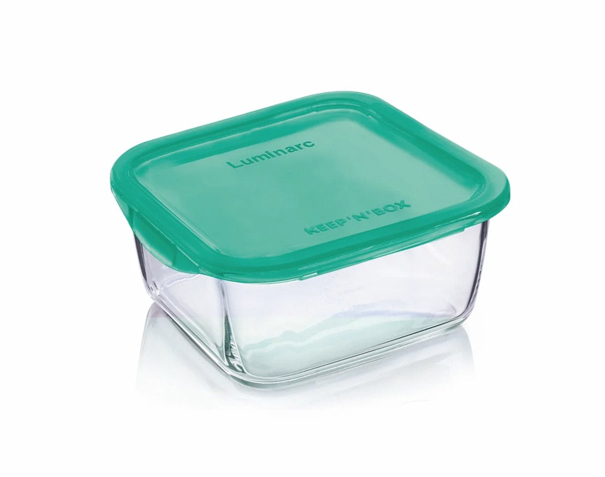 Luminarc keep n box - caja de almacenamiento de vidrio 1220ml 1220 ml cuadrado