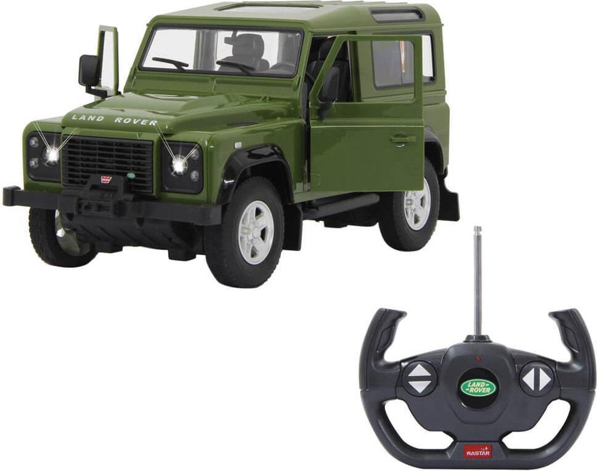 Rastar RC Land Rover Defender Boys 40 MHz 1:14 Green