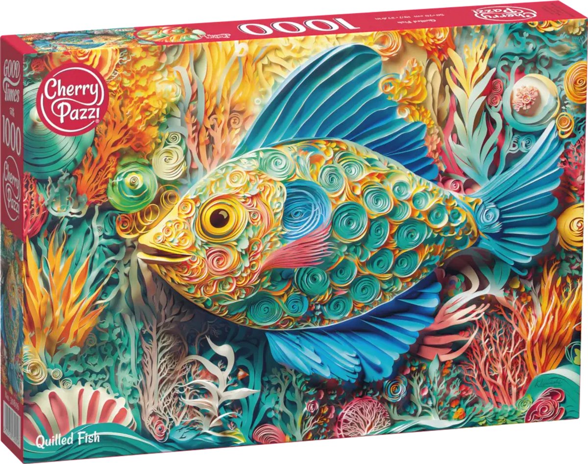 Cherrypazzi quilled fish puzzel 1000 stukjes