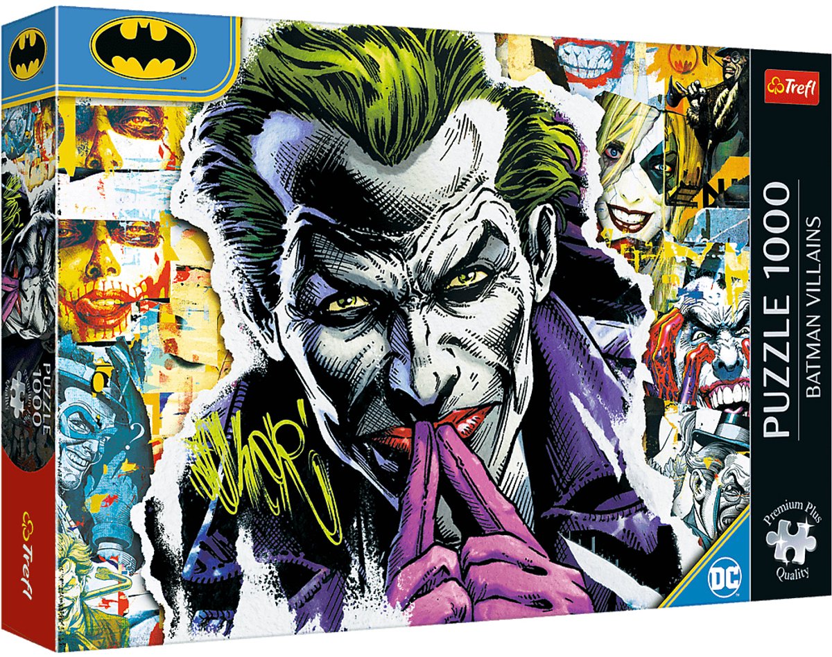 Trefl Jigsaw Puzzle Joker Batman 1000 pezzi Premium Plus Quality.