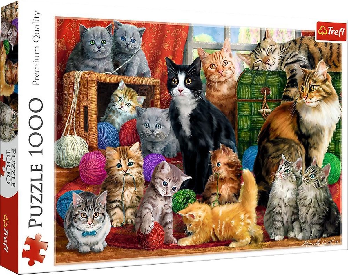 Gatti Trefl - Puzzle da 1000 pezzi -