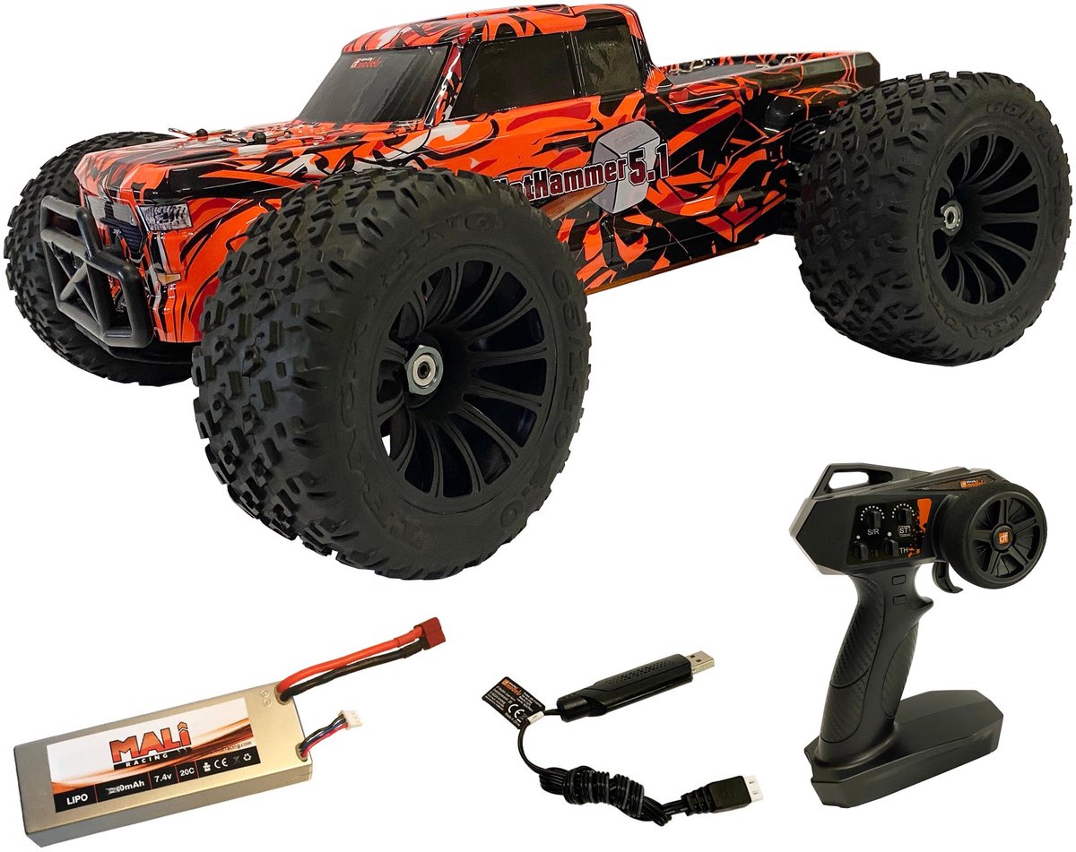 Df-models hothammer 5.1 camion bl brushless 1:10xl - pronto per l'uso