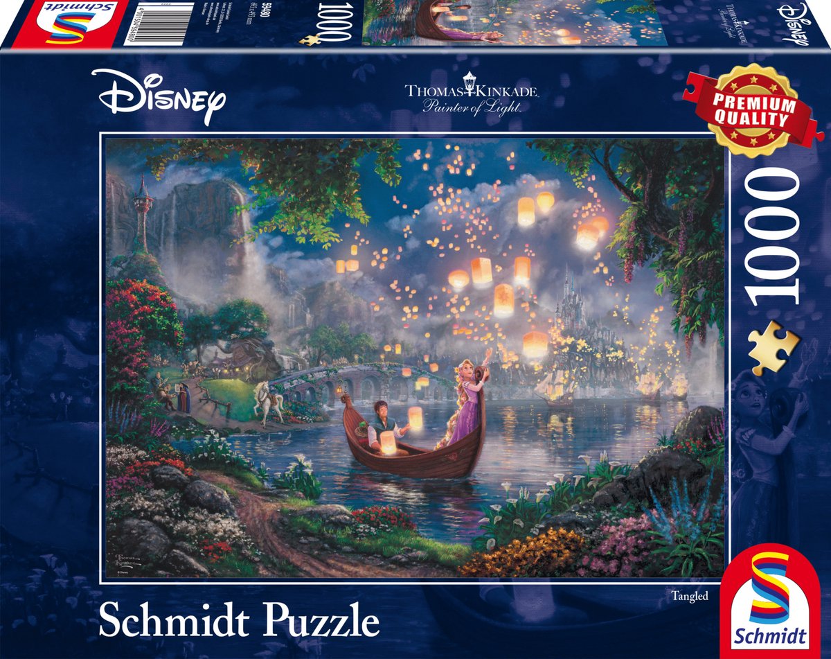 Puzzle Schmidt Disney Rapunzel - 1000 pezzi