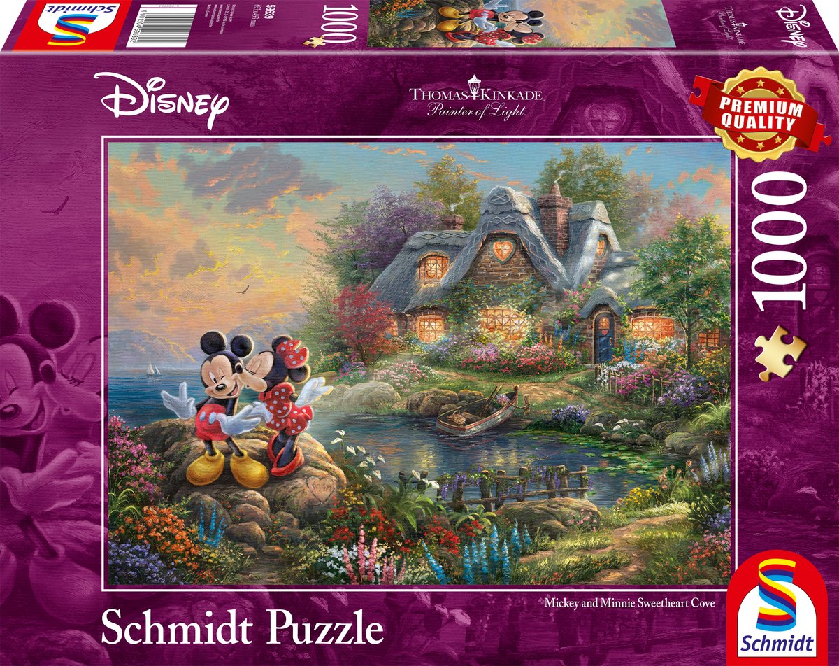 Schmidt Disney Topolino Minnie, puzzle da 1000 pezzi