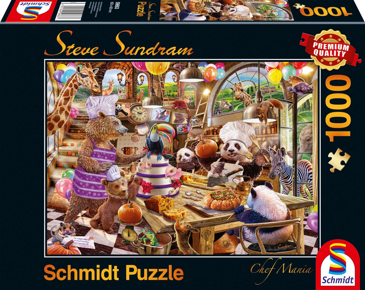 Schmidt chef mania, 1000 piece puzzle
