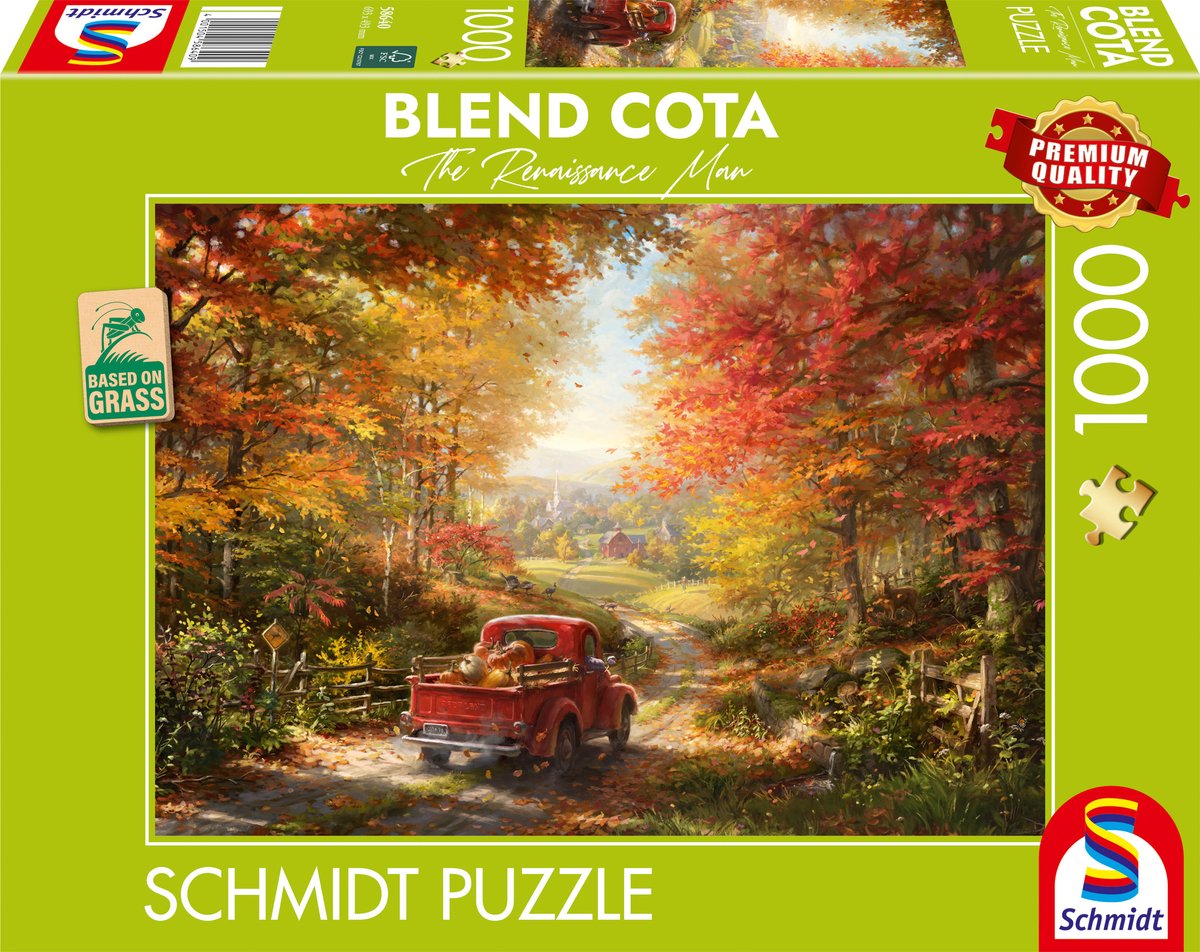 Puzzle da gioco Schmidt - Blend Cota - Ritorno a casa, 1000 pezzi