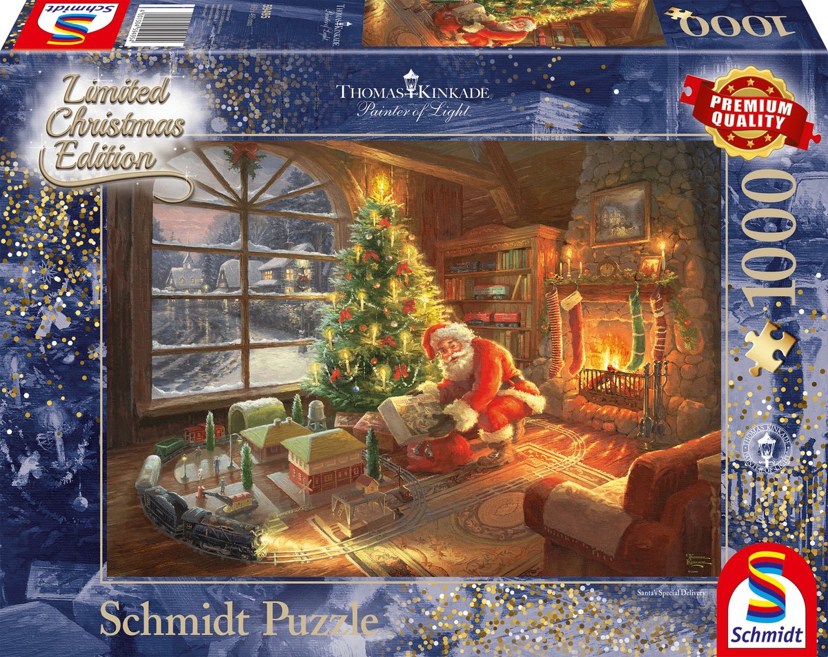 Schmidt Puzzle Puzzle Babbo Natale è qui in cartone da 1000 pezzi