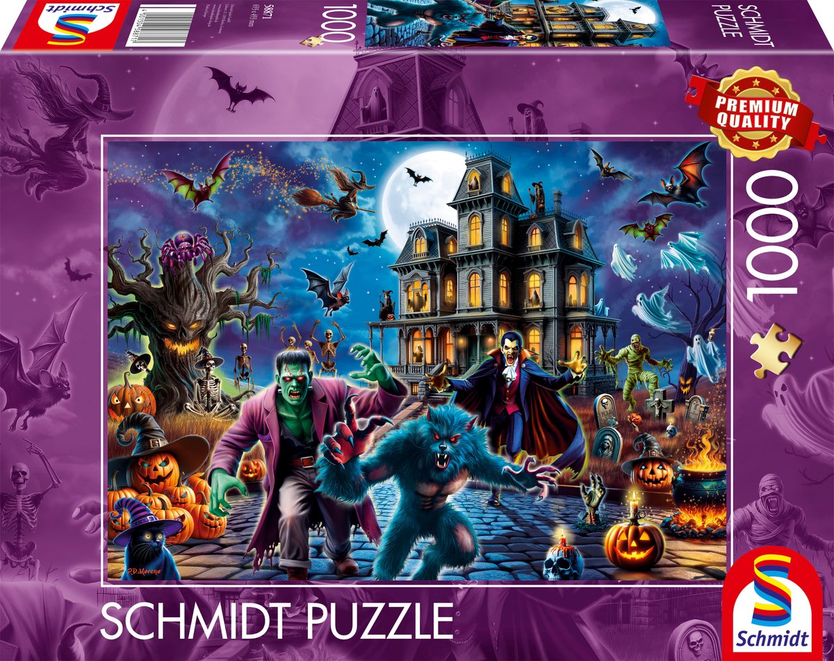 Schmidt - puzzle - Halloween - notte - 1000 pezzi - adulti - da 12 anni