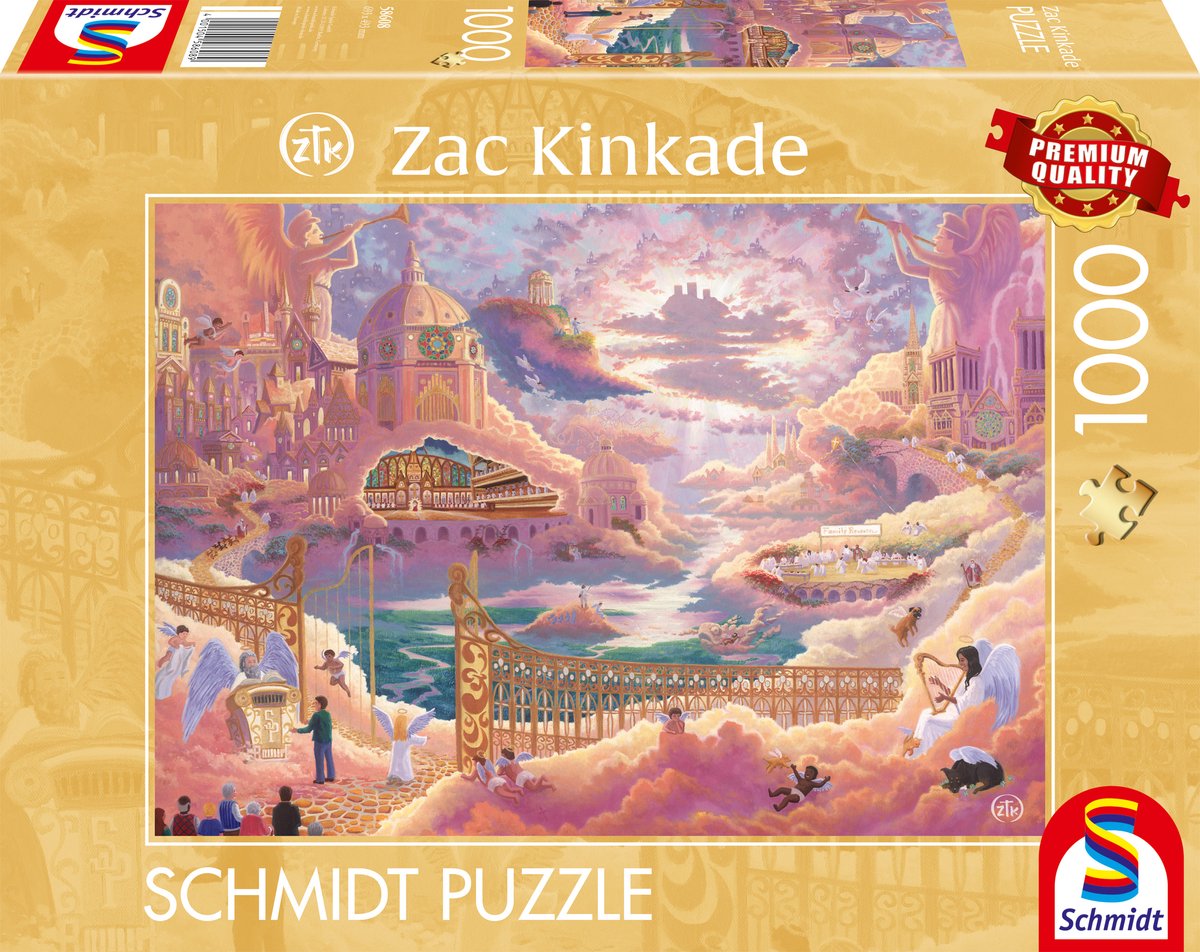 Schmidt - puzzle - regno dei cieli - zac kinkade - 1000 pezzi - adulti - dai 12 anni
