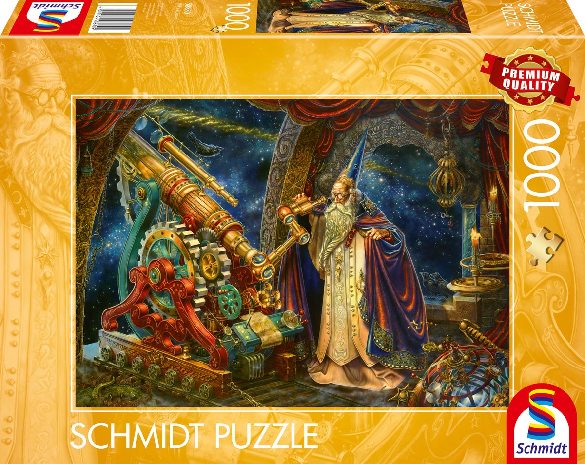 Schmidt - puzzle - l'astronomo - 1000 pezzi - adulti - da 12 anni