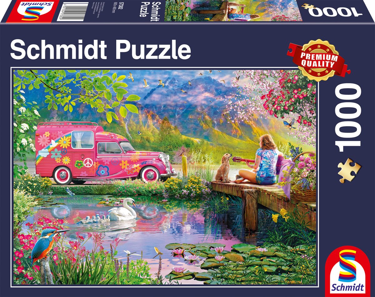 Schmidt - puzzle - pace sulla terra - 1000 pezzi - adulti - da 12 anni