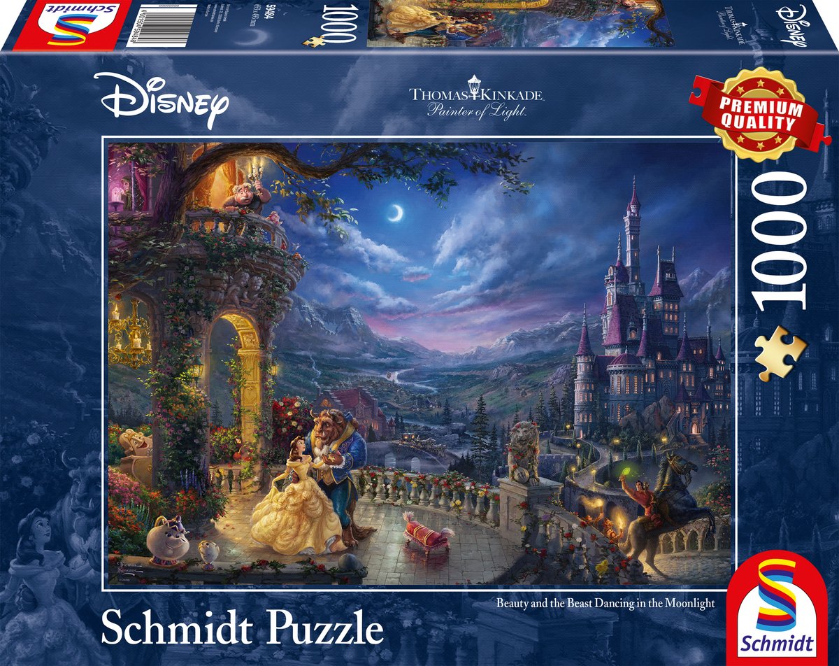 Puzzle Schmidt Disney La Bella e la Bestia - 1000 pezzi
