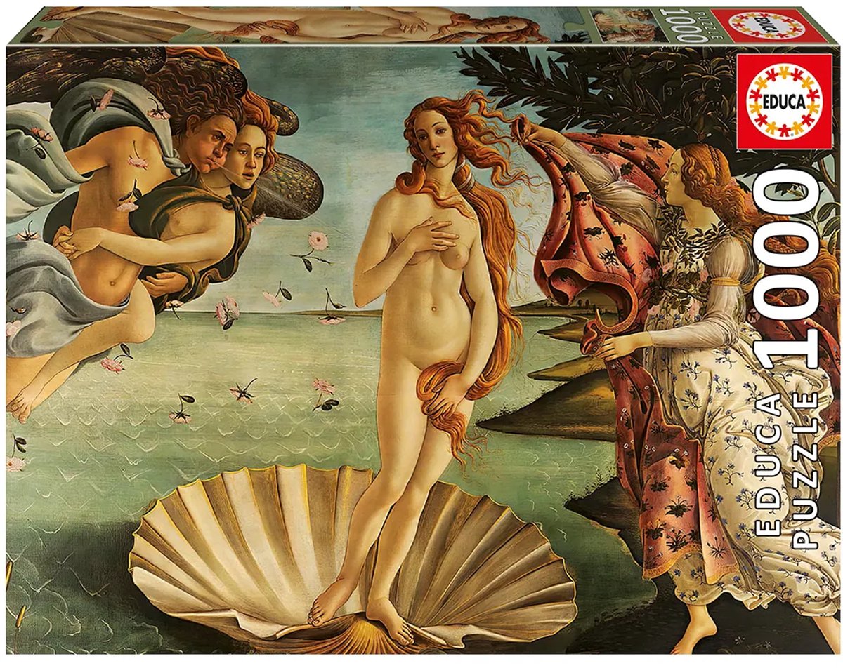 Educa the birth of venus puzzel 1000 stukken groen kinderen