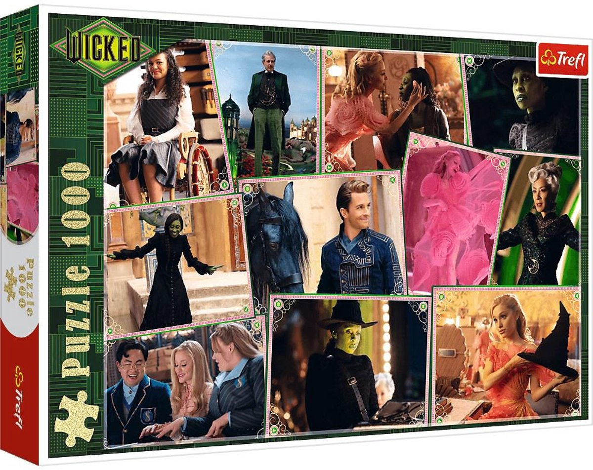 Trefl puzzle wicked: kadry filmowe 1000 - wicked-puzzel: filmbeelden 1000