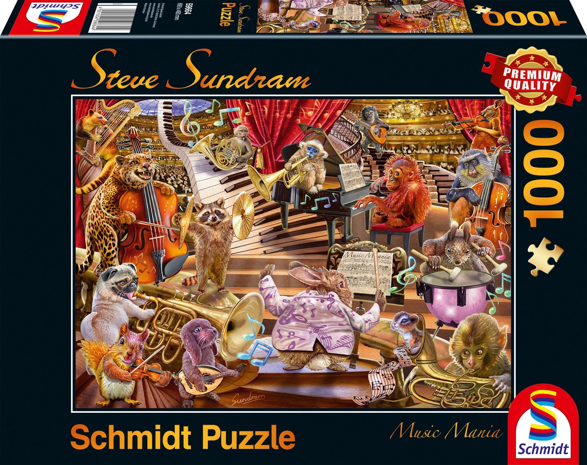 Schmidt Music Mania, 1000 pezzi - puzzle - 12+