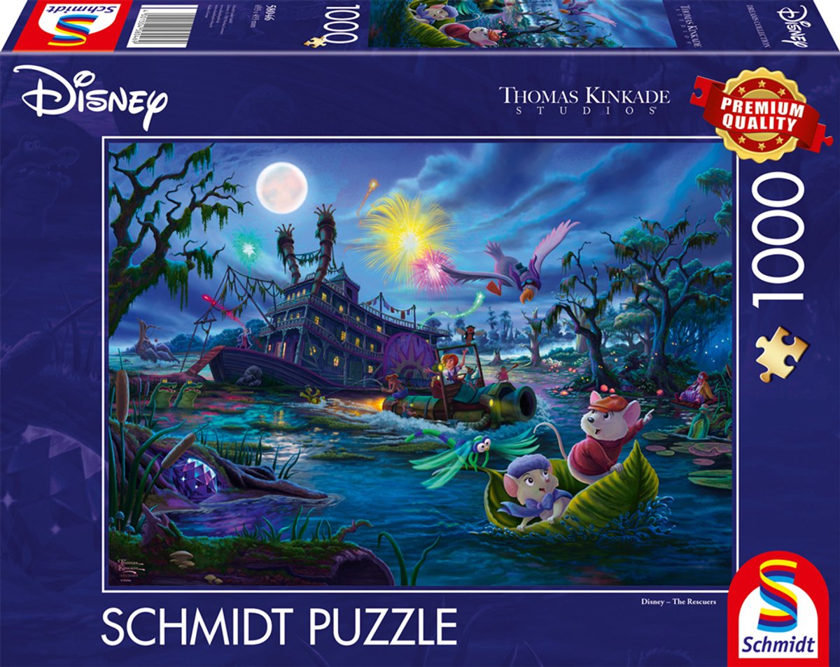 Puzzle Schmidt Puzzle Disney i soccorritori 1000 pezzi