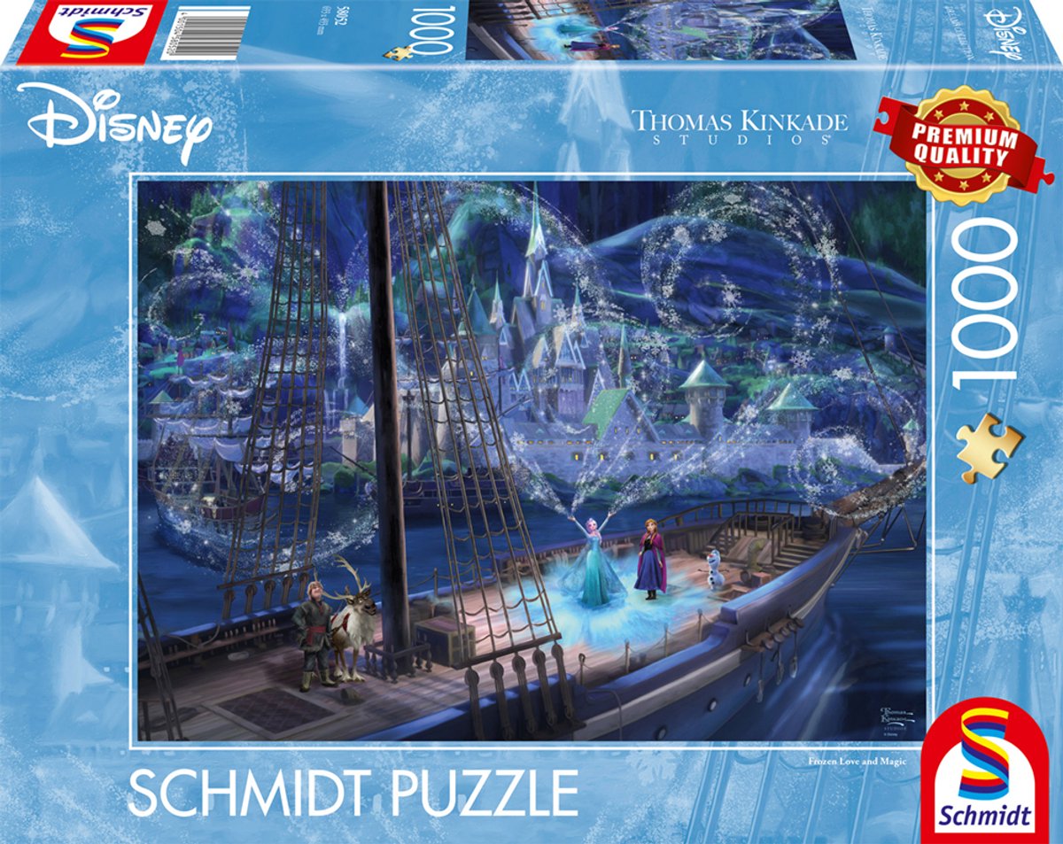 Gioco Schmidt - Thomas Kinkade - Disney Frozen Love and Magic, 1000 pezzi