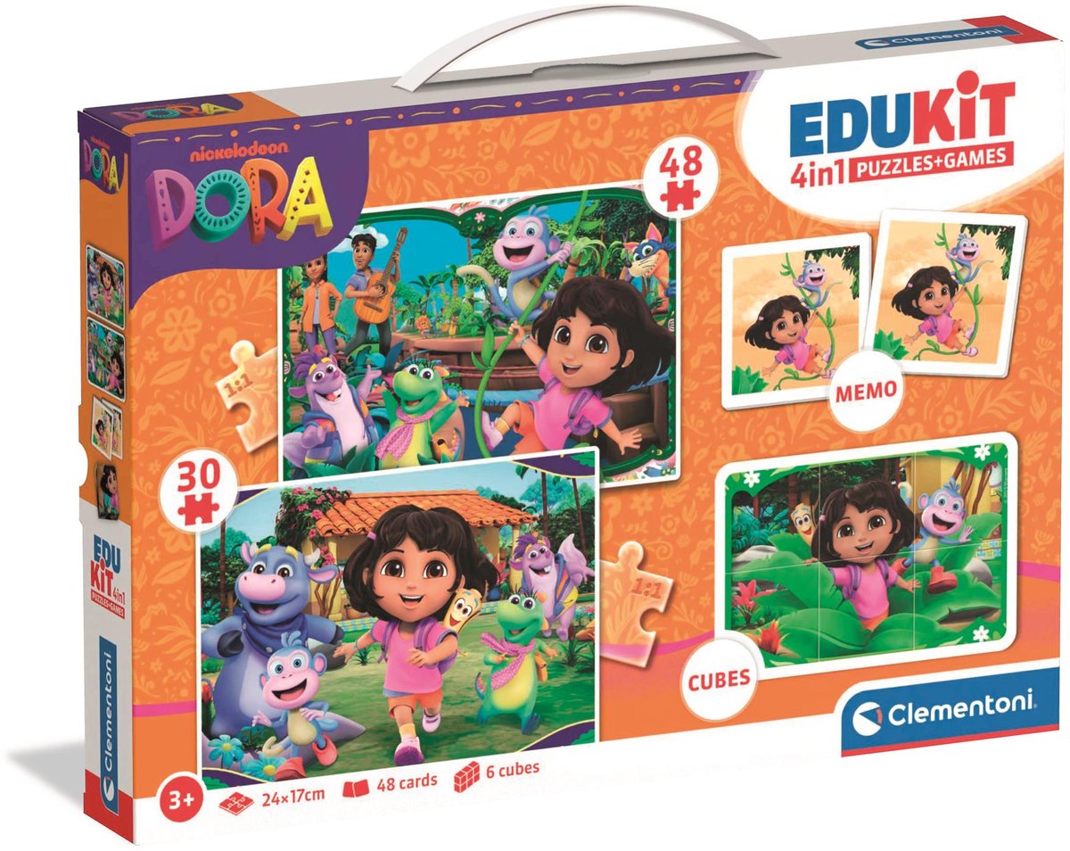 Juego edukit 4 en 1 dora la exploradora