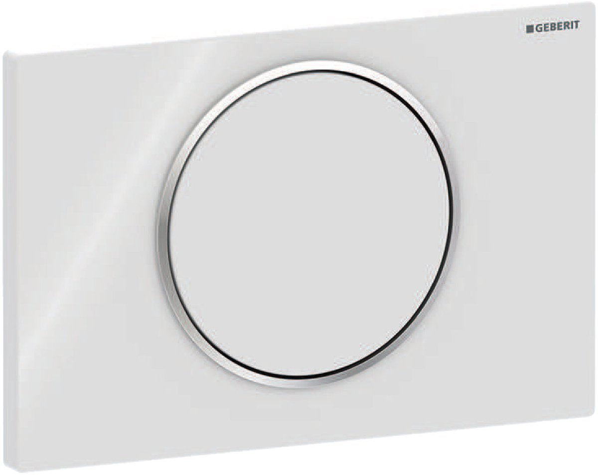 Panel de control Geberit sigma 10 - blanco brillante