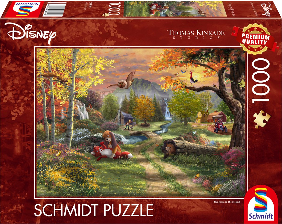 Gioco di Schmidt - thomas kinkade studios - disney frank e frey, 1000 pezzi
