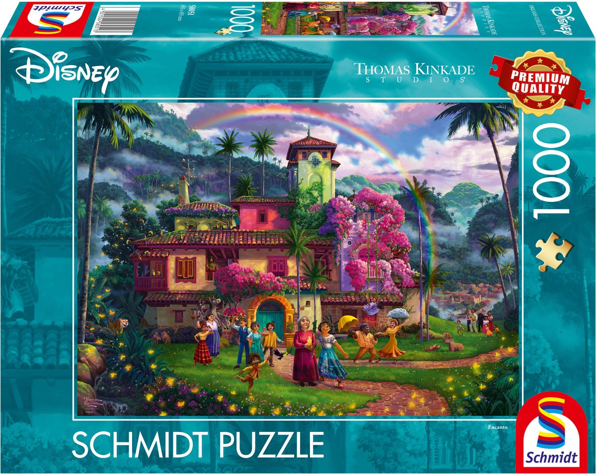 Schmidt play - thomas kinkade studios - disney encanto, 1000 pieces