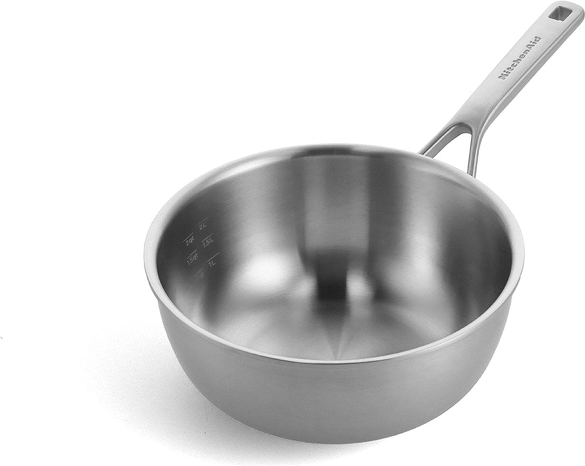 Cacerola Kitchenaid - acero inoxidable multicapa - ø 24 cm 3,7 litros